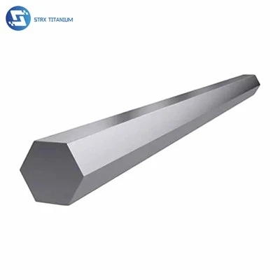 Barra hexagonal de titanio