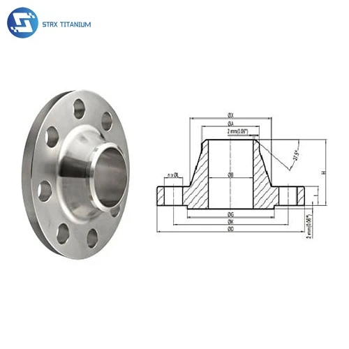 Titanium Welding Neck Flange factory